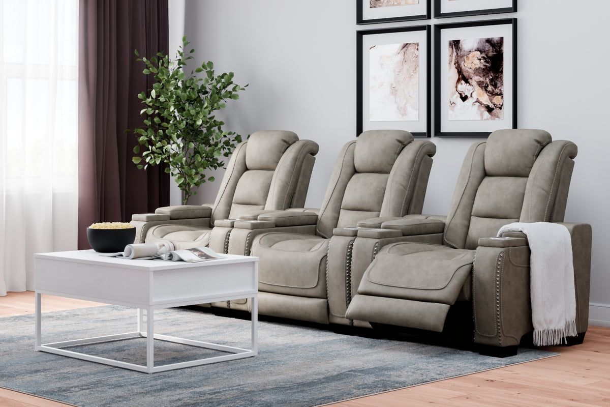 The Man-Den 3-Piece Home Theater Seating - furniture place usa