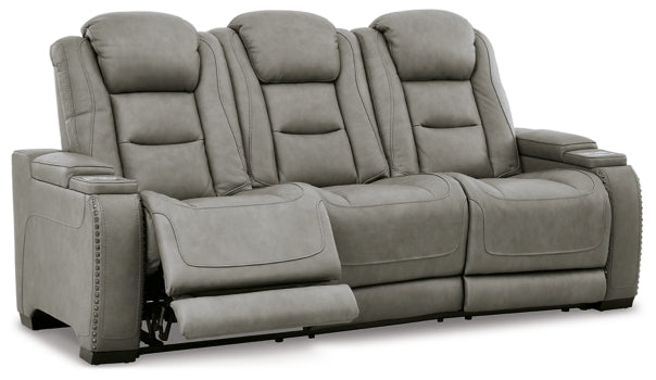 The Man-Den Sofa and Loveseat - furniture place usa