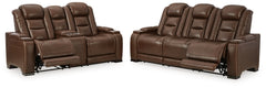 The Man-Den Sofa and Loveseat - furniture place usa