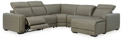Correze 5-Piece Power Reclining Sectional with Chaise - furniture place usa
