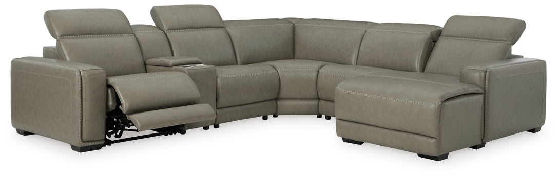 Correze 6-Piece Power Reclining Sectional with Chaise - furniture place usa