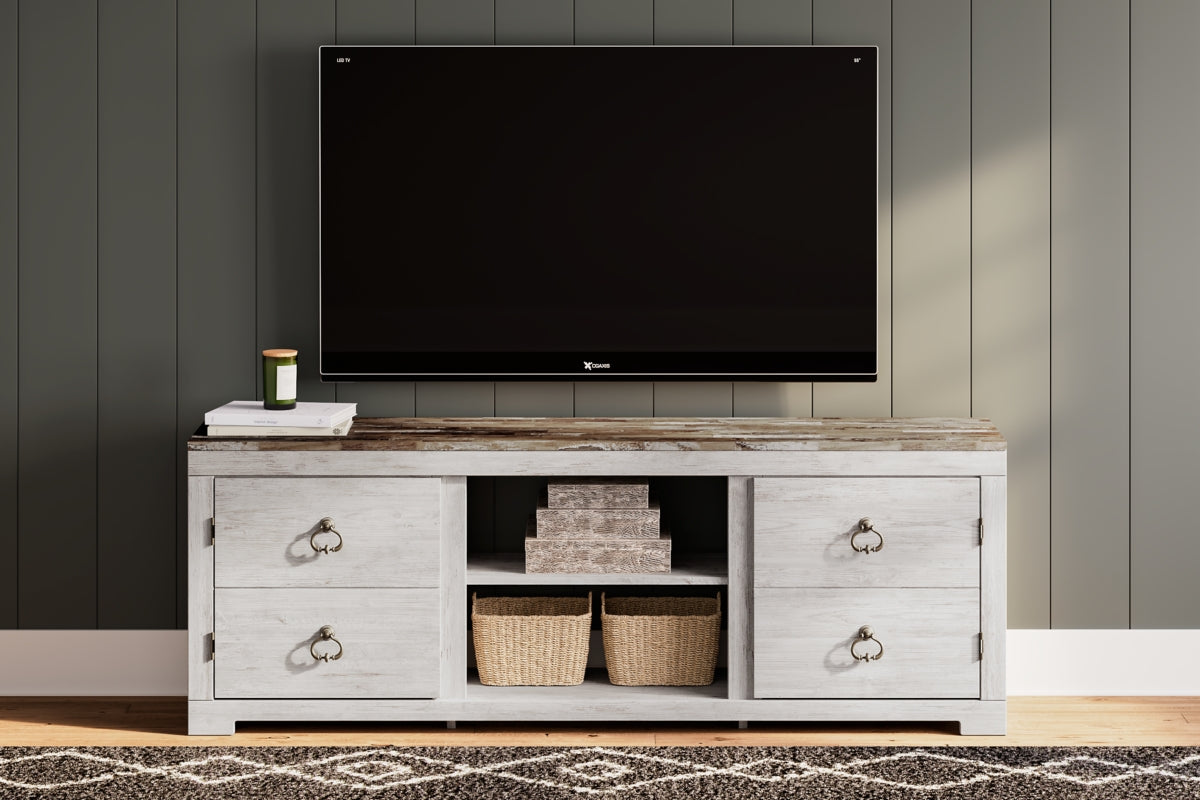 Willowton 72" TV Stand - furniture place usa