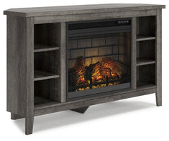 Arlenbry Corner TV Stand with Electric Fireplace - W275W6 - furniture place usa