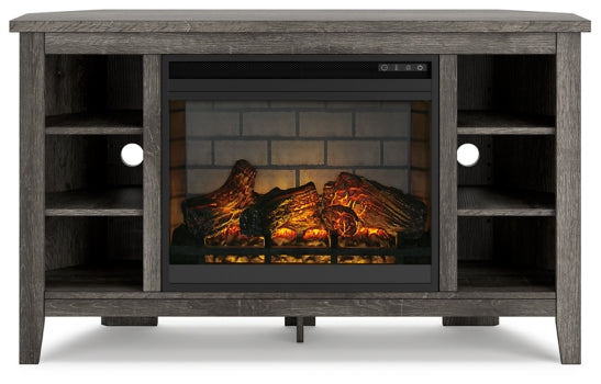Arlenbry Corner TV Stand with Electric Fireplace - W275W6 - furniture place usa