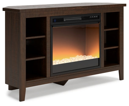 Camiburg Corner TV Stand with Electric Fireplace - W283W5 - furniture place usa
