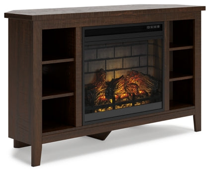 Camiburg Corner TV Stand with Electric Fireplace - W283W6 - furniture place usa