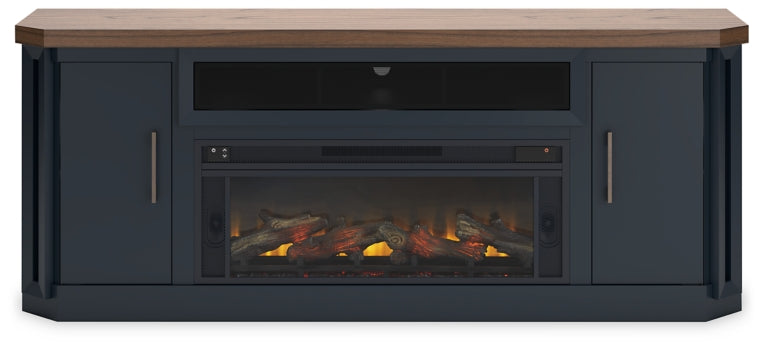 Landocken 83" TV Stand with Electric Fireplace - furniture place usa