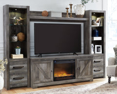Wynnlow 4-Piece Entertainment Center with Electric Fireplace - W440W5 - furniture place usa