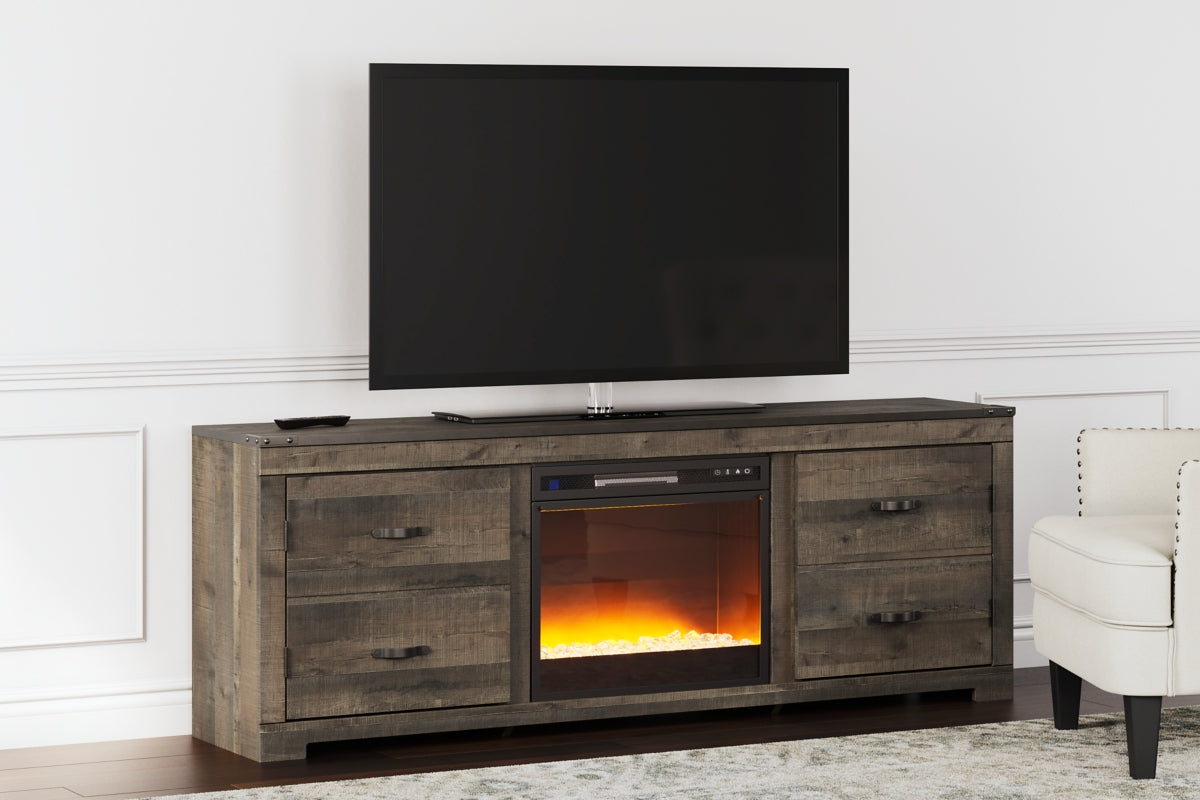Trinell TV Stand with Electric Fireplace - furniture place usa