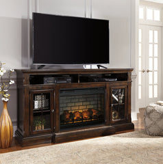 Roddinton 72" TV Stand with Electric Fireplace - furniture place usa