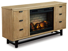 Freslowe TV Stand with Electric Fireplace - furniture place usa