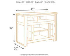 Harpan 42" TV Stand - furniture place usa