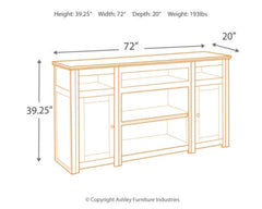Harpan 72" TV Stand - furniture place usa